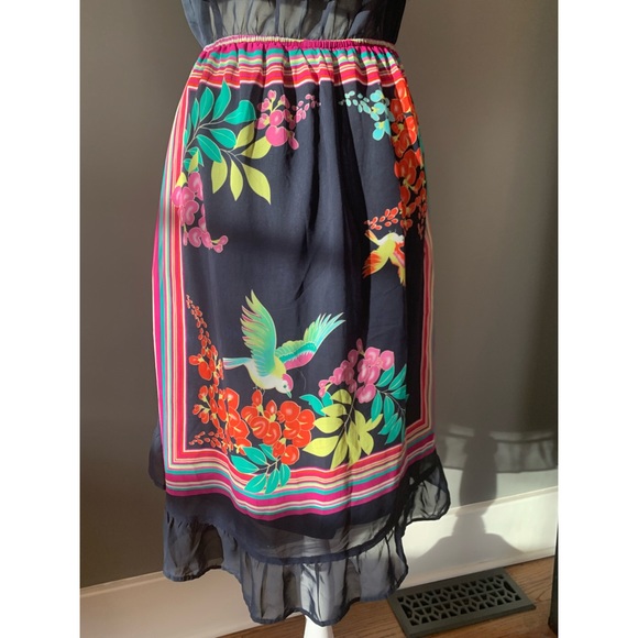 Forever 21 Strapless, High/Low Ruffled Hem Dress - Picture 5 of 10